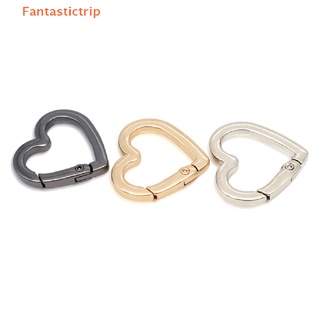 Fantastictrip รูปหัวใจ ฤดูใบไม้ผลิ ประตูโอริง กระเป๋า กระเป๋าถือ เข็มขัด หัวเข็มขัด เชื่อมต่อ พวงกุญแจ แฟชั่น