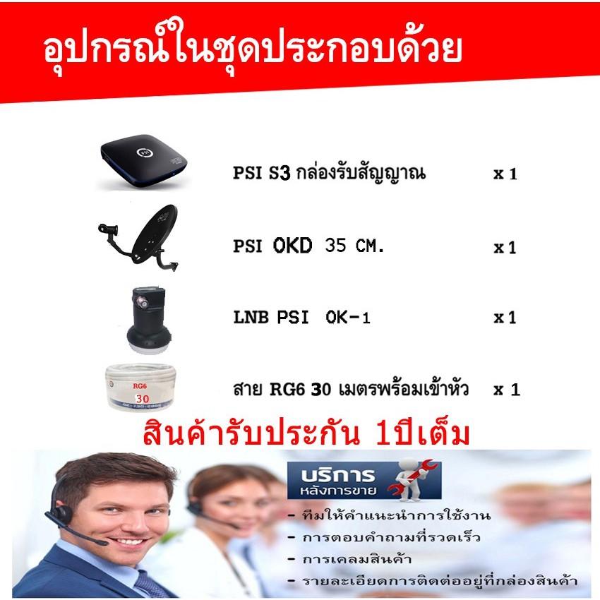 กล่องรับสัญญาณดาวเทียม-psi-s3-hd-ชุดจานดาวเทียม-psi-okd-35-cm-พร้อมสาย-30-เมตร