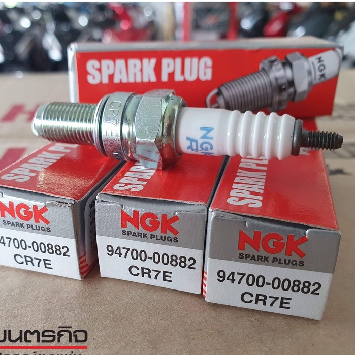 9470000882-หัวเทียน-ngk-cr7e-yamaha-นูโวsx-นูโวอิริแกรนซ์-มิโอ125-ทุกรุ่น-แท้ศูนย์-elegance-94700-00882