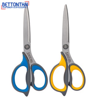 Deli 77759 Scissors กรรไกรสเตนเลส สำหรับตัดกระดาษและผ้า ขนาด 170 mm (6 3/5 นิ้ว) แพ็ค 12 ชิ้น อุปกรณ์ตัด อุปกรณ์สำนักงาน