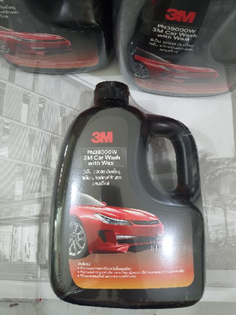 น้ำยาล้างรถ-ผสมแวกซ์-3m-แท้100-car-wash1000-ml-3m