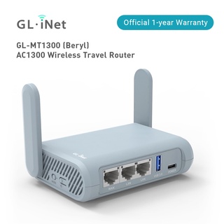 ภาพหน้าปกสินค้าGL.iNet GL-MT1300 (Beryl) VPN Secure Travel Gigabit Wireless Router, AC1300 400Mbps (2.4GHz) + 867Mbps (5GHz) Wi-Fi, ฮอตสปอตขนาดพกพา, IPv6, Tor, สล็อต MicroSD, USB3.0 สำหรับ Wi-Fi ทบทวน ที่เกี่ยวข้อง