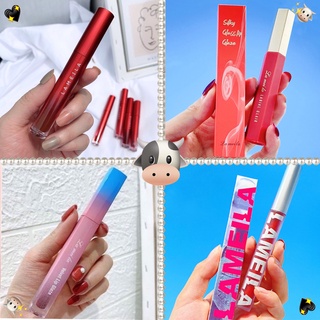 ลิปเคลือบลิปสติก สีสวย ติดทน ลิปสติกแท้แบรนด์ 6 สีLong-lasting beautiful lipstick, 6 genuine brand lipstick