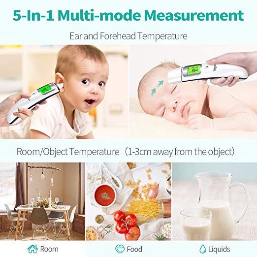 พร้อมส่ง-thermometer-infared-5-in-1-เครื่องวัดอุณหภูมิอินฟราเรดที่วัดไข้สำหรับเด็กและผู้ใหญ่-ส่งไว