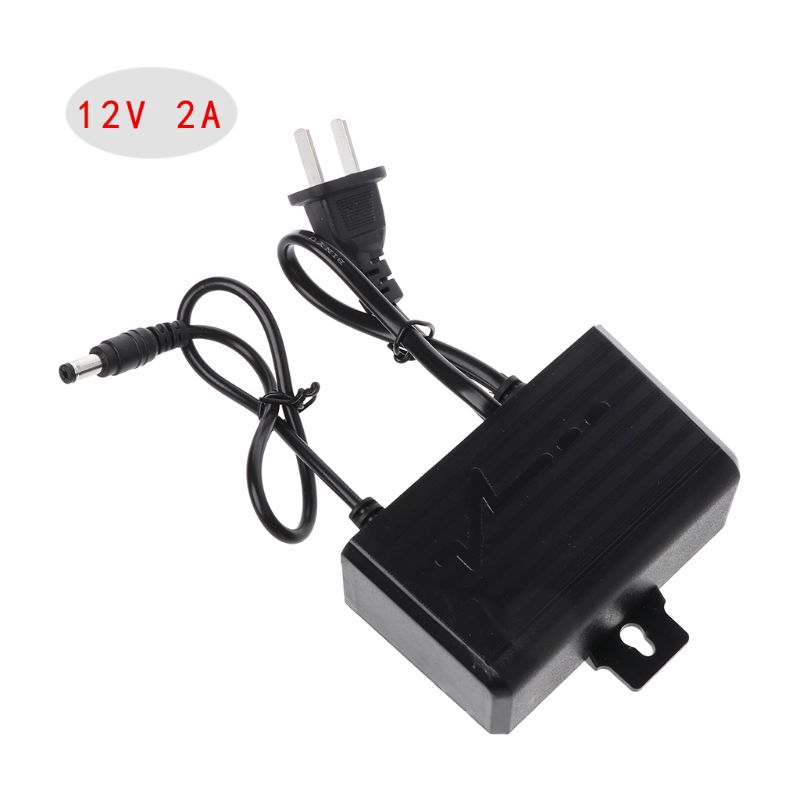 อะแดปเตอร์ชาร์จไฟกันน้ํา-12v-2a-eu-us-plug-สําหรับกล้องวงจรปิด-ccd