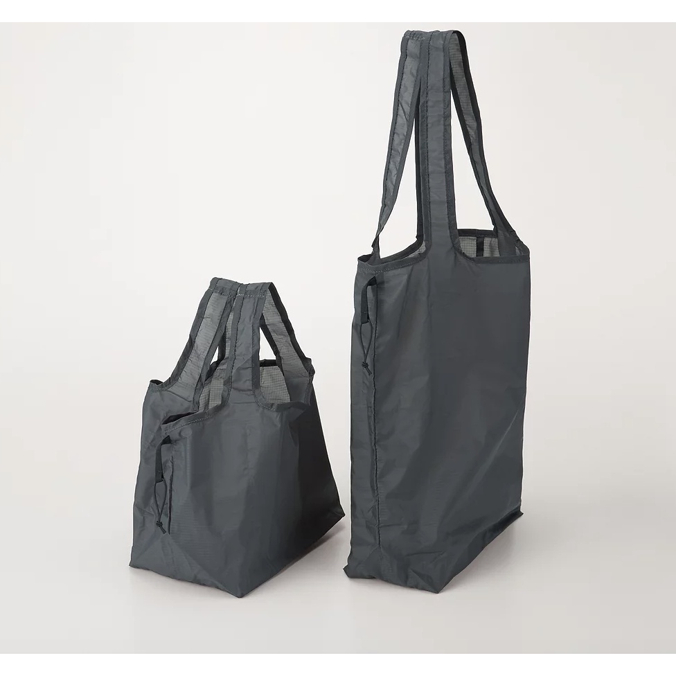 กระเป๋าช็อปปิ้ง-พับได้-กระเป๋ากล่องข้าว-nylon-wide-gusset-shopping-bag