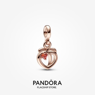 Pandora charm ME Cheeky Peach Mini Dangle ของขวัญวันหยุด สําหรับผู้หญิง p804