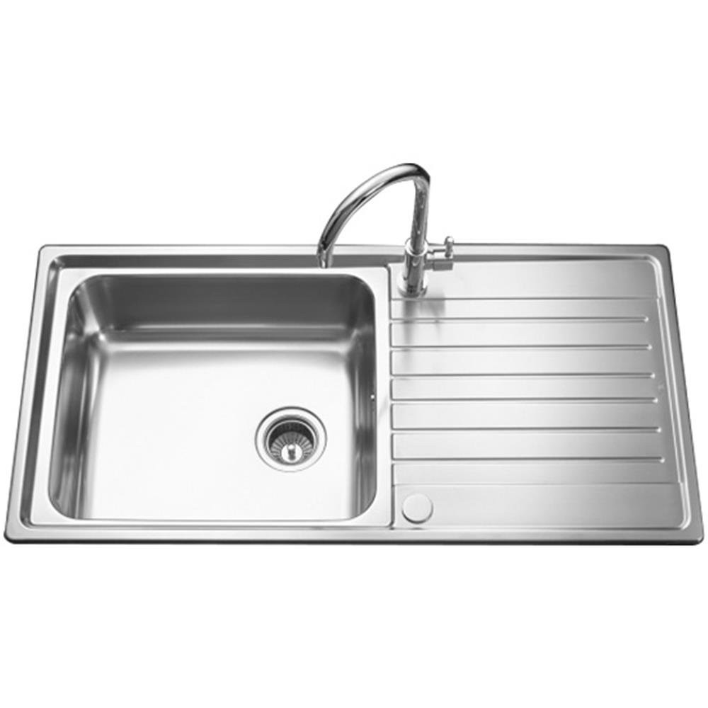 embedded-sink-built-in-sink-1b1d-mex-dls100b-stainless-steel-sink-device-kitchen-equipment-อ่างล้างจานฝัง-ซิงค์ฝัง-1หลุม