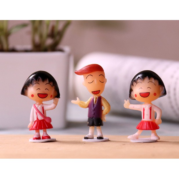 ครอบครัวมารููโกะ-ตุ๊กตาฟิกเกอร์-figure-model-maruko-โมเดล-ขนาดประมาณ-4-5ซม-น่ารักมากๆ