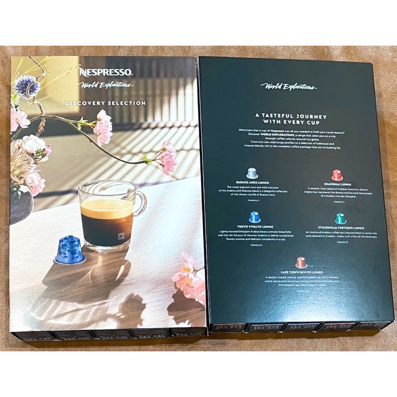 ภาพสินค้าแคปซูลกาแฟ Nespresso สำหรับดื่มแบบLungo ราคาต่อ 1กล่อง/10แคปซูล จากร้าน nokkiiinok บน Shopee ภาพที่ 1