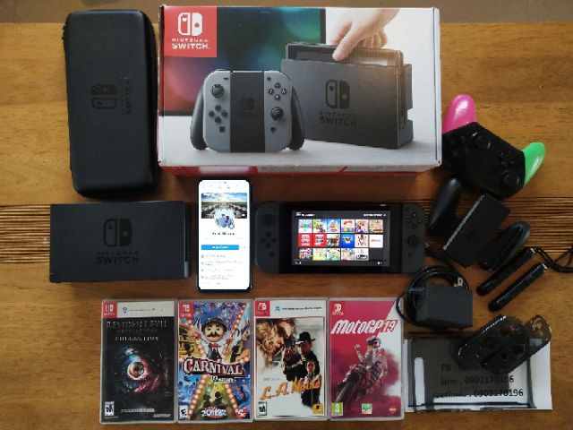 nintendo-switch-9500-อุปกรครบกล่องสภาพ99-ไม่มีตำหนิใช้งานได้ปกติหมด-ประกันใจ2เดือน