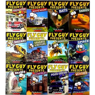 Fly Guy Presents ชุด 12 เล่ม หนังสือหัดอ่านความรู้ทั่วไป เน้นวิทยาศาสตร์ (ภาษาอังกฤษ)