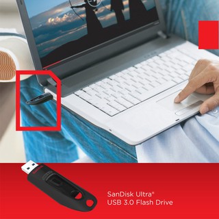 ภาพขนาดย่อของภาพหน้าปกสินค้าSanDisk Ultra USB 3.0 Flash Drive 16GB อ่าน 130MB/s ( SDCZ48_016G_U46) เมมโมรี่ การ์ด แซนดิส แฟลซไดร์ฟ ประกัน Synnex 5ปี จากร้าน sjcam_officialstore บน Shopee ภาพที่ 3