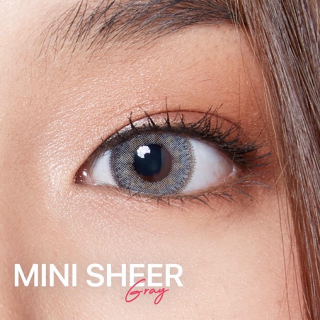 Mini sheer gray พร้อมส่งค่าสายตา (kittykawaii)