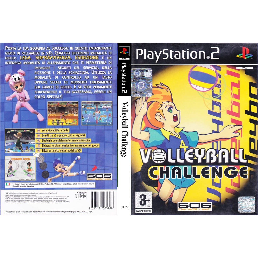 แผ่นเกมส์ PS2 Volleyball Challenge คุณภาพ ส่งไว (CD) Shopee Thailand
