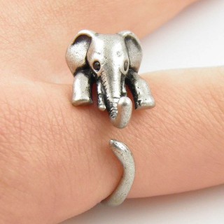 แหวนรูปช้างน่ารักสำหรับผู้หญิง