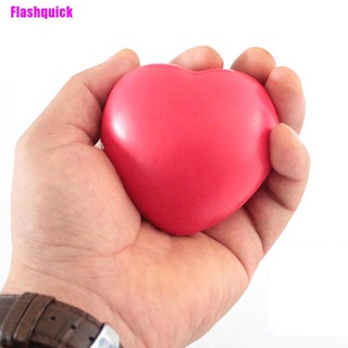 [Flashquick] ลูกบอลโฟมยางนุ่มรูปหัวใจ 1 ชิ้นสําหรับออกกําลังกายบรรเทาความเครียด