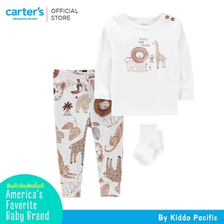 Carters Short Sleeve+Pants+Sock 3Pc Safari L8 คาร์เตอร์เสื้อผ้าชุดเซทเสื้อพร้อมกางเกงขายาวและถุงเท้า