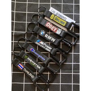 OHLINS OBEY BMW M POWER CHAMPION MONSTER ENERGY THAILAND พวงกุญแจ Keychain พวงกุญแจห้อยกางเกง 1 เส้น Key Ring Key Chain