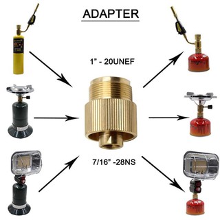 Outdoor Gas Tank Propane Refill Adapter Solid Brass Connector Copper Converter