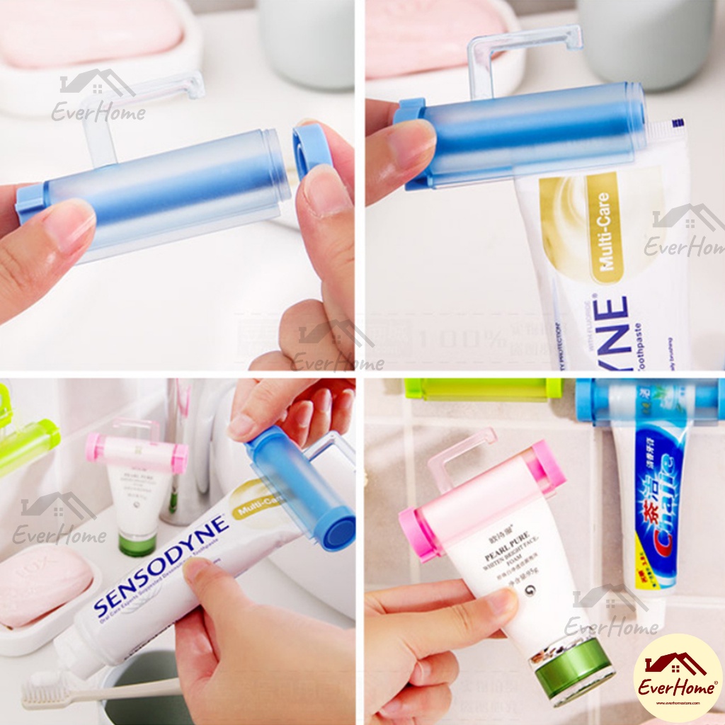ที่รีดยาสีฟัน-ที่บีบยาสีฟัน-แบบมือหมุน-มีจุกสูญญากาศ-ติดผนัง-ของใช้ในห้องน้ำ-ติดผนัง