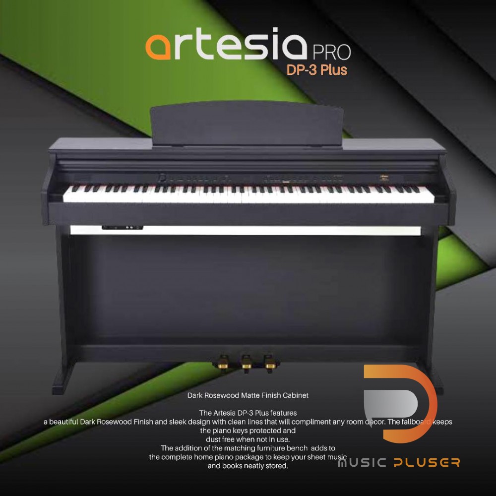 Artesia DP-3 Plus เปียโนไฟฟ้าที่ทัชชิ่งเสมือนจริง (Natural Hammer ...