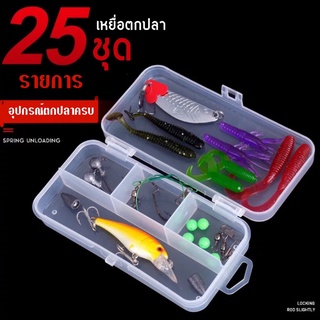 ภาพหน้าปกสินค้าบริการเก็บปลายทาง เหยื่อปลอมครบเซ็ตพร้อมกล่อง สีอ่อนและสะท้อนแสง 25 รายการ สินค้าส่งไวจากไทย ที่เกี่ยวข้อง