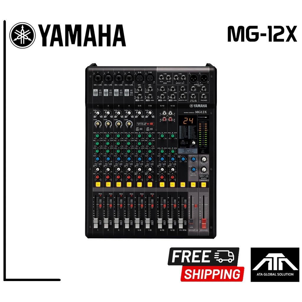 สินค้าประกัน-yamaha-thailand-yamaha-mg12x-cv-มิกเซอร์-อนาล็อก-12-ชาแนล-6-mic-12-line-4-mono-4-stereo