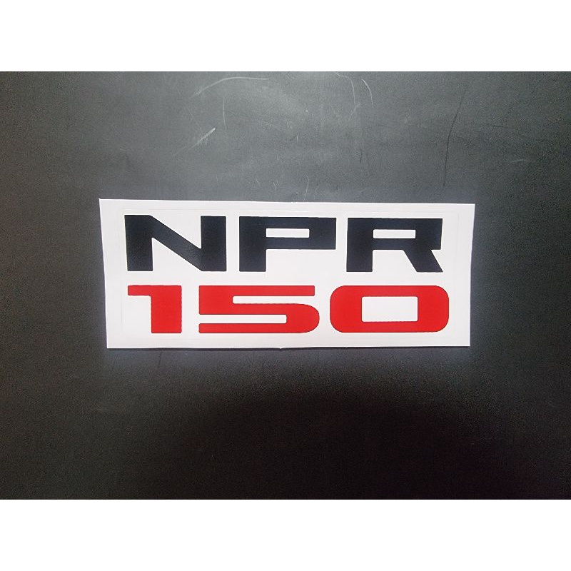 สติ้กเก้อติดแผงหน้าด้านซ้าย/ติดข้างประตูNPR150 | Shopee Thailand