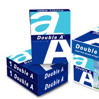 สินค้า กระดาษถ่ายเอกสาร Double A ขนาด A4 หนา 80 แกรม 1 รีม (500 แผ่น)