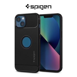 Spigen iPhone 13 Mini เคสเกราะ ทนทาน การออกแบบที่ได้รับแรงบันดาลใจจากรถยนต์ เกรดมิล