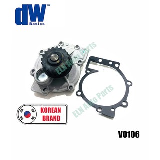 ปั๊มน้ำ (water pump) วอลโว่ VOLVO 850 2.0-2.5i, C70, S40/V40 ปี 1996, S60, V70, S80 2.3T ปี 1999, XC90 2.5 Turbo