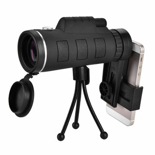 กล้องส่องทางไกลตาเดียว กล้องส่องนก Monocular 40x60 mm 1500m/9500m กำลังขยาย 40 เท่า พร้อมขาล๊อคโทรศัพท์มือถือ