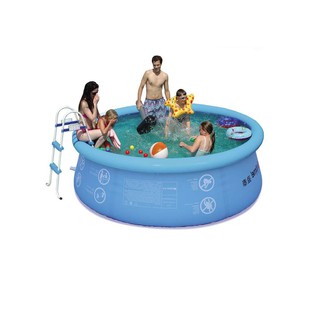 Float Me Summer สระน้ำ ทรงวงแหวน ขนาด 183*56 cm Inflatable Intime Ring Swimming Pool