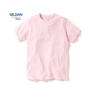 สินค้า Gildan® Premium Cotton™ Adult T-Shirt Light Pink เสื้อยืดแขนสั้น - ชมพูอ่อน