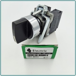 MODEL: XB4-BD SELECTOR SWITCH 22MM. สวิตซ์ลูกศร 22มิล, 2จังหวะ 1NO/ 3จังหวะ 2NO AC15: 240V 3A