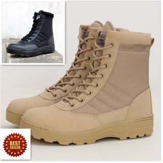 รองเท้าบู๊ทส์ทหารสไตล์ทหารสำหรับผู้ชาย Sport Army Mens Tactical Boots Desert Outdoor Hiking Plus Size37-46
