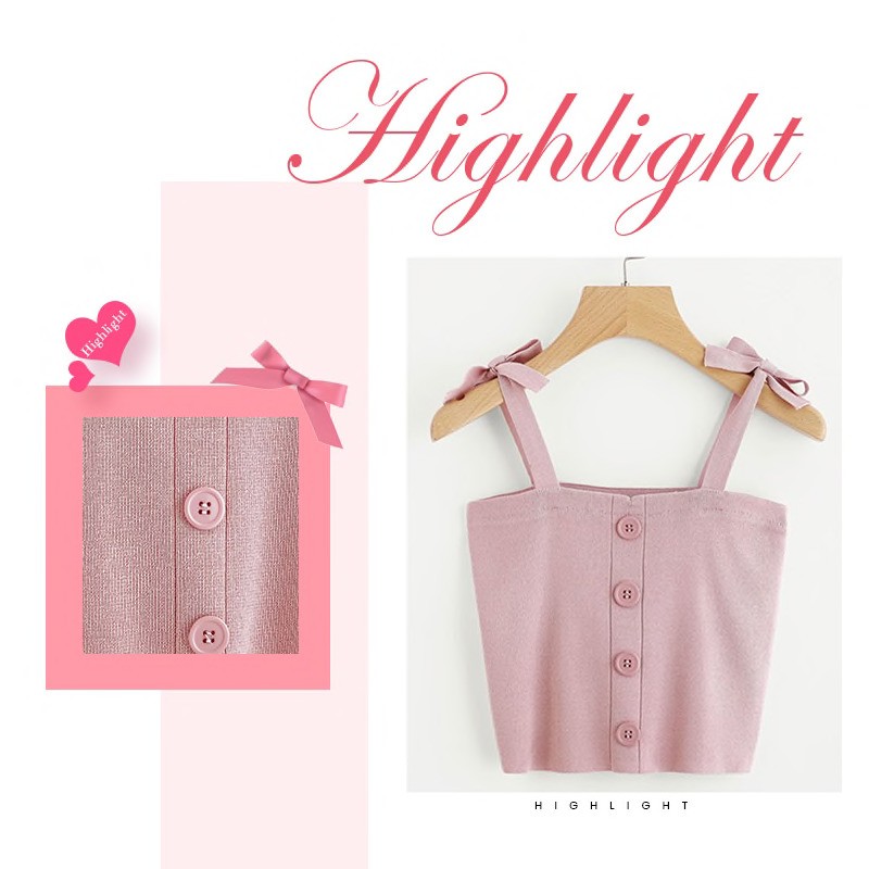 sale-พร้อมส่ง-dotfashion-pink-bow-tie-strap-jersey-top-rves170526002