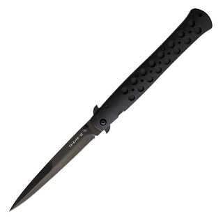 มีดพับ Cold Steel Ti-Lite 6" Black Plain Blade, Black Zy-Ex Handles (26SXPBKBK)