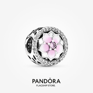 Pandora ชาร์มเงินสเตอร์ลิง รูปแมกโนเลีย สําหรับทําเครื่องประดับ diy p527