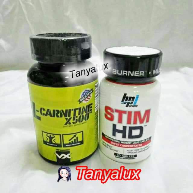 เซ็ทคู่ BPI STIM HD 60 เม็ด +VX L-Carnitine X500🔥 (exp.2024) | Shopee ...