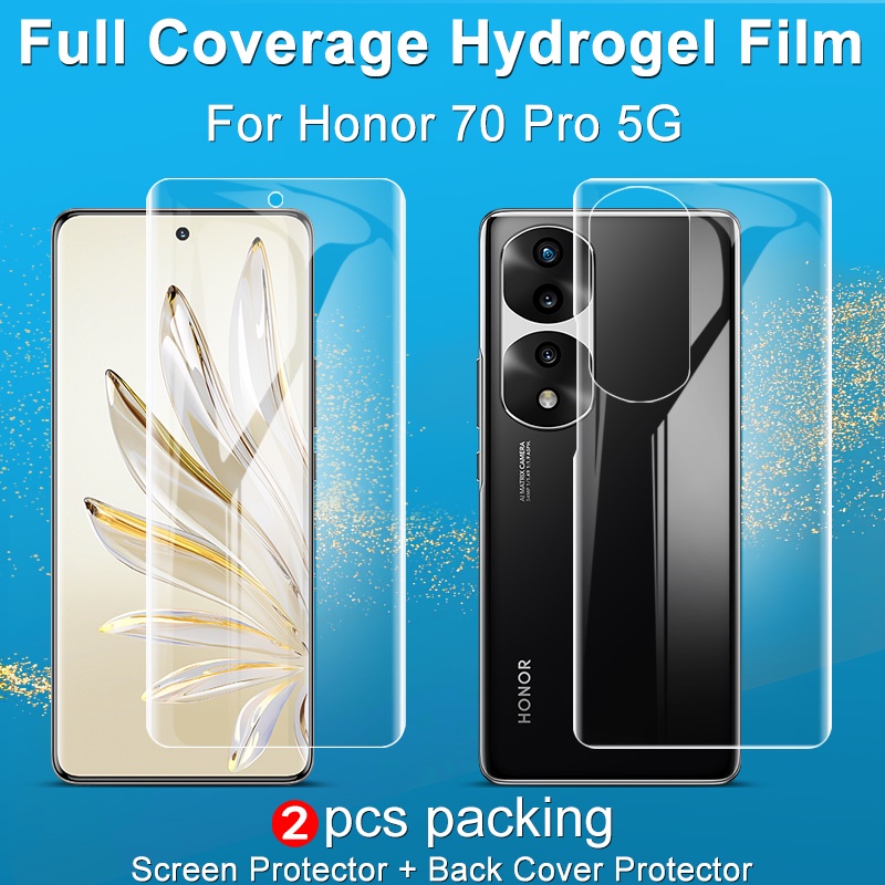 imak-honor-70-pro-plus-5g-ฟิล์มกันรอยหน้าจอ-แบบเต็ม-นิ่ม-ใส-ด้านหน้า-หลัง-ฟิล์มไฮโดรเจล