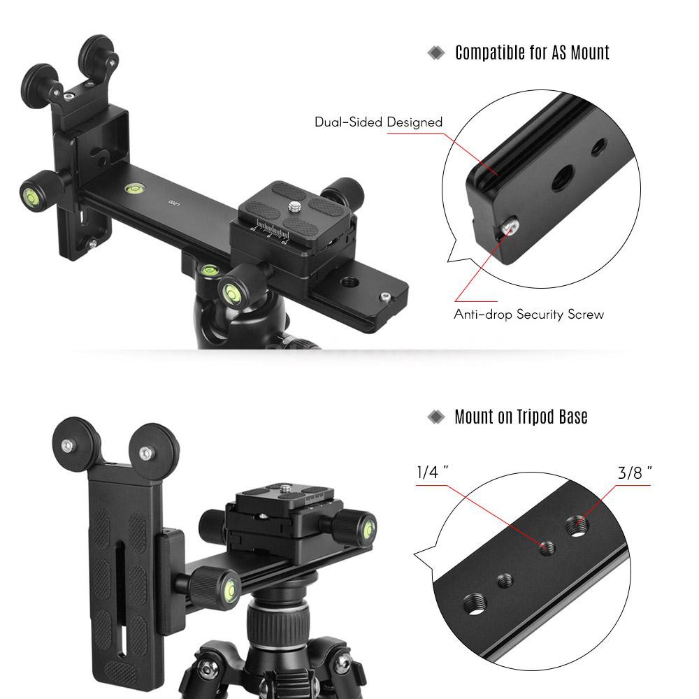 andoer-l-200-อุปกรณ์เสริมกล้องขาตั้งเลนส์กล้องแบบปรับได้