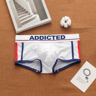 ADDICTED underwear กางเกงในผู้ชาย boxer เนื้อผ้าระบายอากาศได้ดี