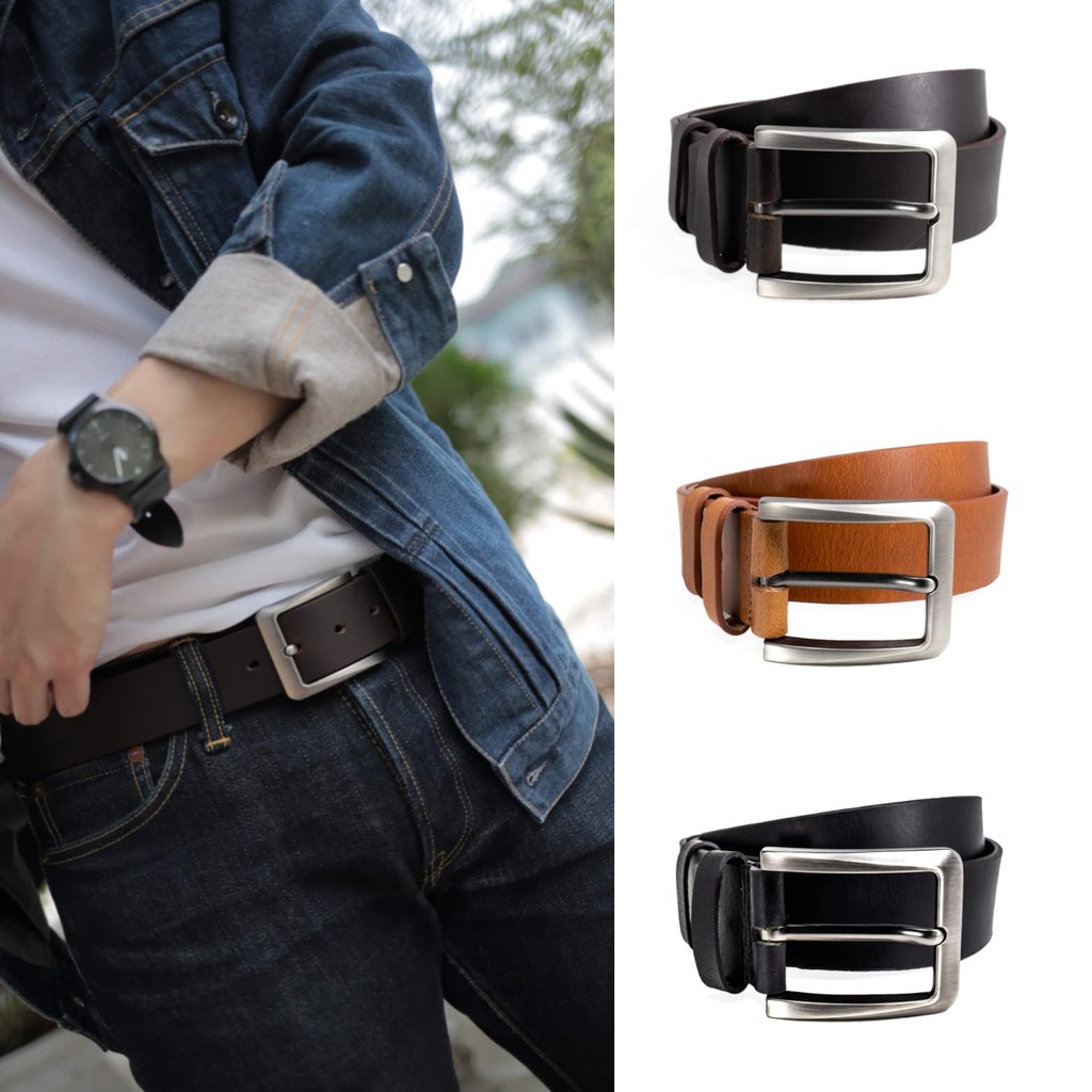 เข็มขัดหนังแท้-หนังวัวนอก-cow-leather-belt-1-5