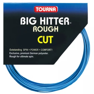 สินค้า TOURNA BIG HITTER BLUE ROUGH CUT เอ็นเทนนิส 40ft/12m. (เอ็นเทนนิสตัดแบ่งจากม้วนใหญ่ คุณภาพเดียวกันในราคาพิเศษ) สีฟ้าเกลี