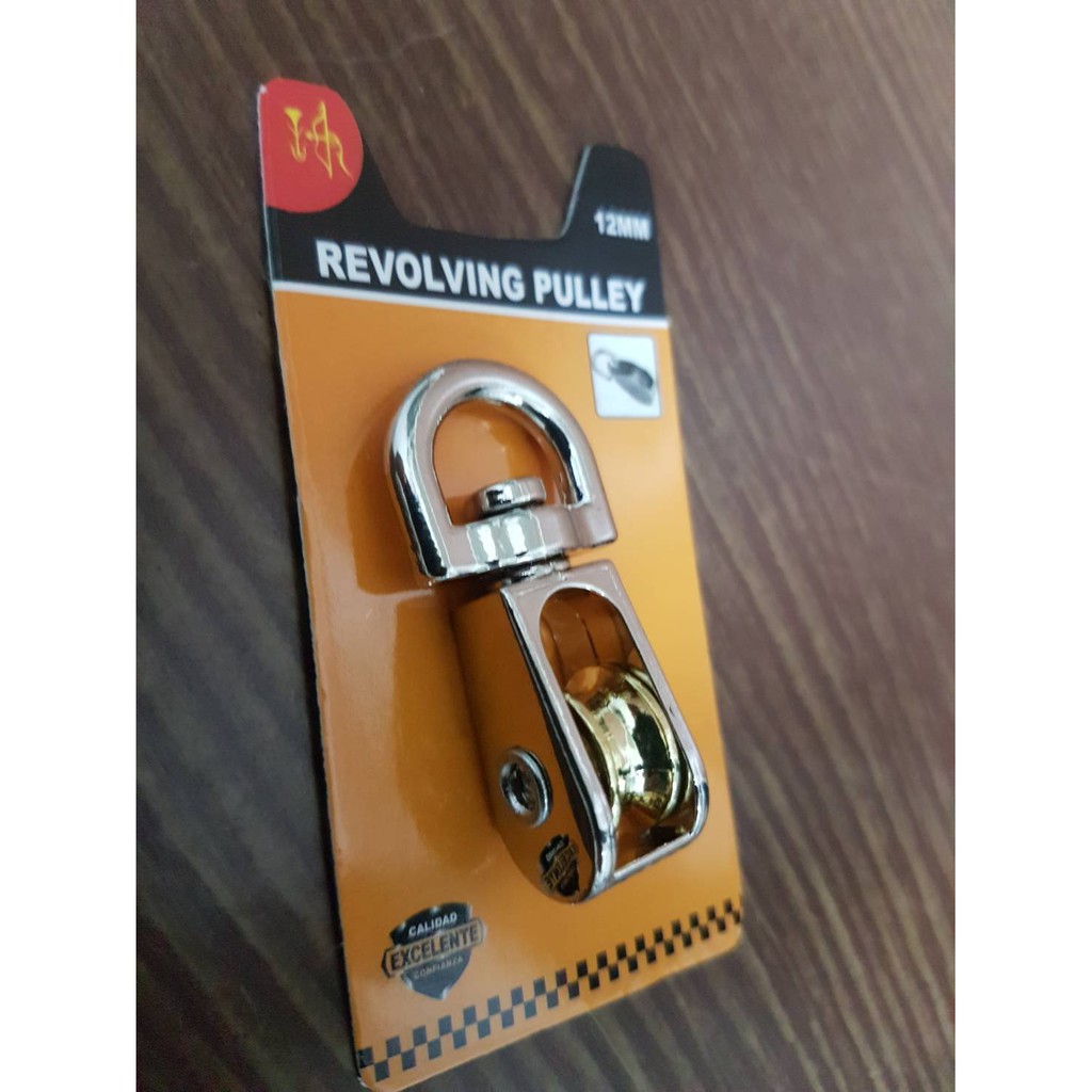 ราคาและรีวิวREVOLVING PULLEY รอกเชือกแสตนเลส ขนาด 12 mm สำหรับใช้ขนของ ยกของ รองรับน้ำหนัก ไม่เกิน 200 กก