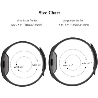 สายนาฬิกาข้อมือซิลิโคน สมาร์ทวอช สายนาฬิกา Fitbit Inspire / Inspire HR สายยาง สายซิลิโคน นาฬิกา - Silicone Bands Compati