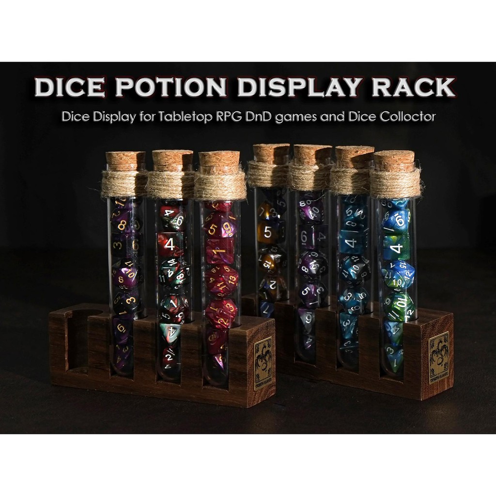 1 x Display Rack (ไม่มีลูกเต๋าและไม่มีหลอด) (NOT include Dice Potion ...