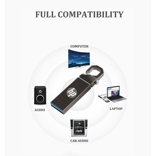 ภาพขนาดย่อของภาพหน้าปกสินค้าแฟลชไดรฟ์ USB 3.0 HP 2tb128gb 64GB 32GB 16GB 8GB ความเร็วสูง กันน้ํา จากร้าน beiledee.th บน Shopee ภาพที่ 2